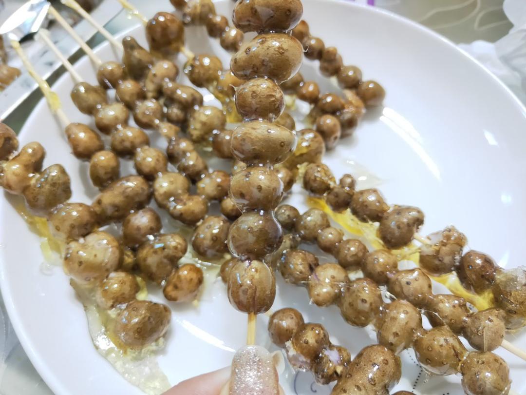 鹣鲽0109做的冰糖山药豆 mini冰糖葫芦