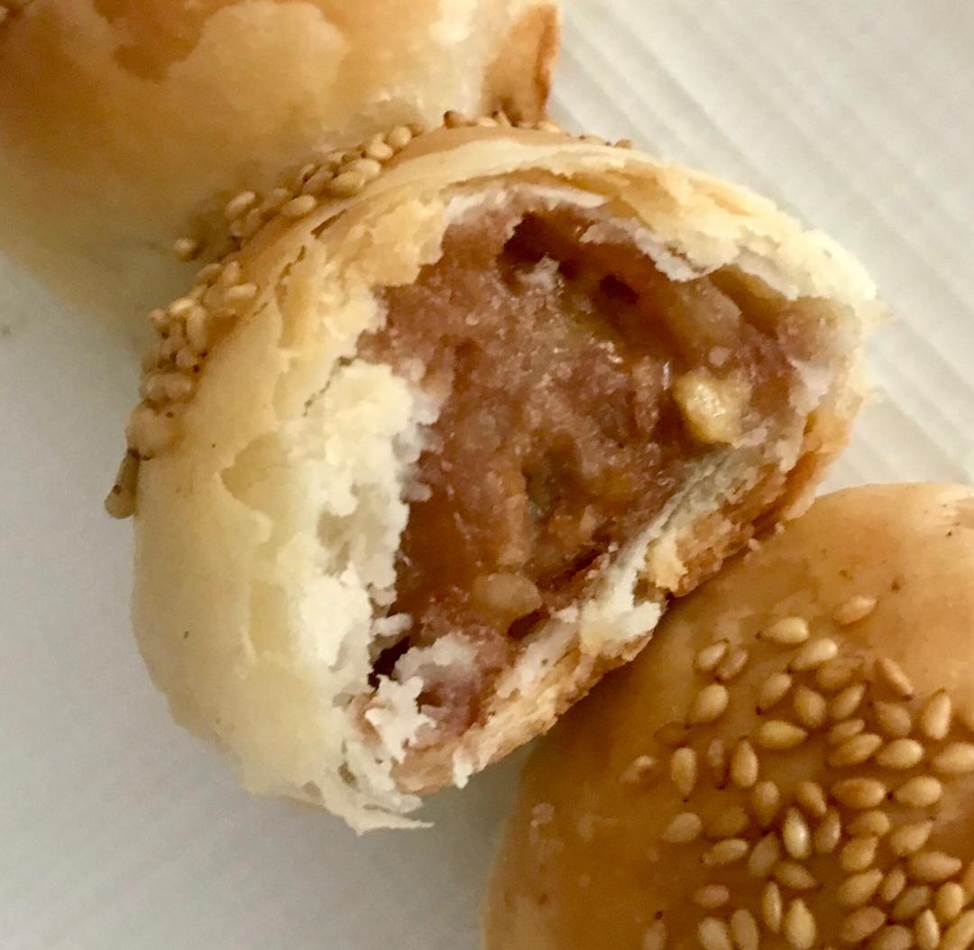 鲜肉月饼（猪油开酥，不用醒面等待的中式大包酥）