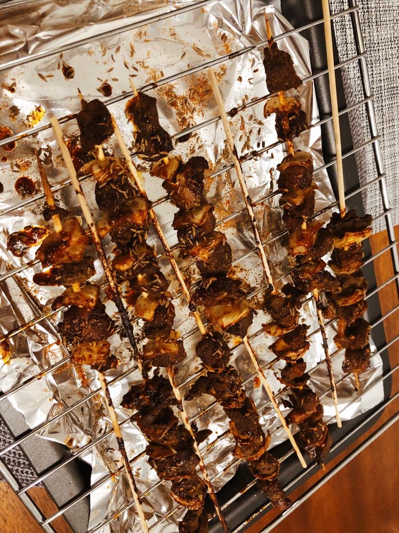 烤羊肉串
（烤箱版）