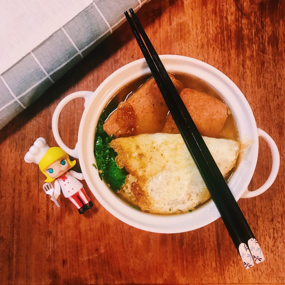 港式餐蛋面