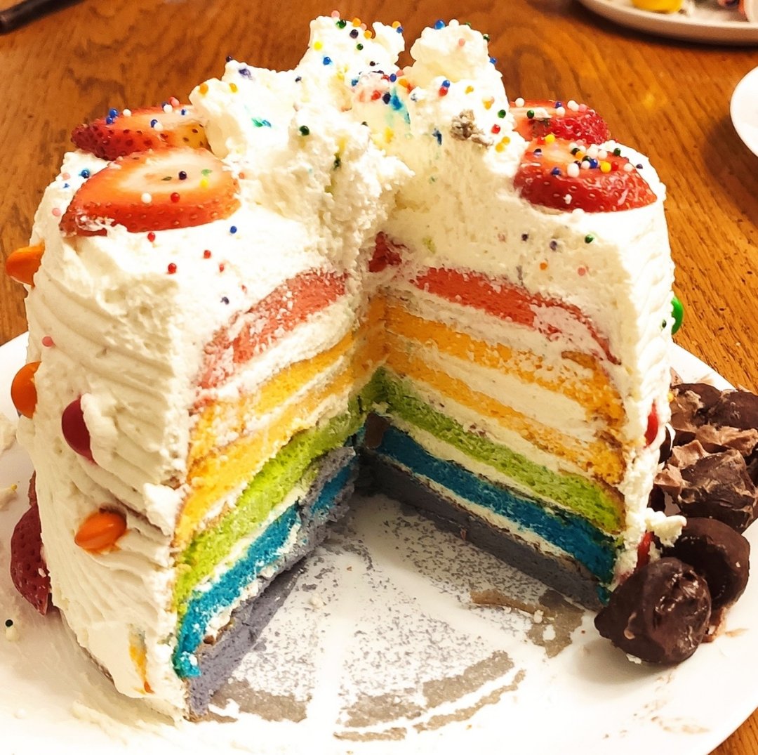 6寸彩虹蛋糕