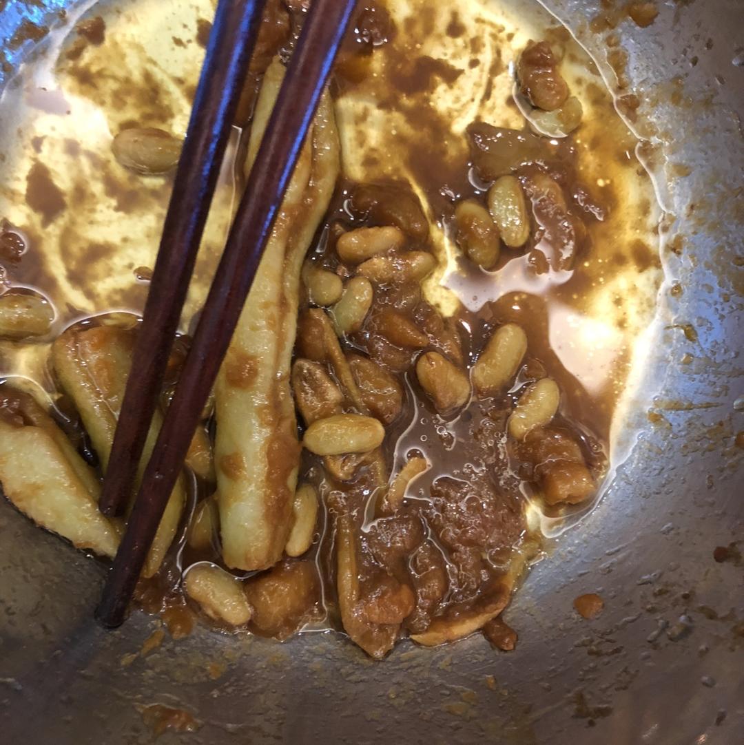 土豆炖豆角