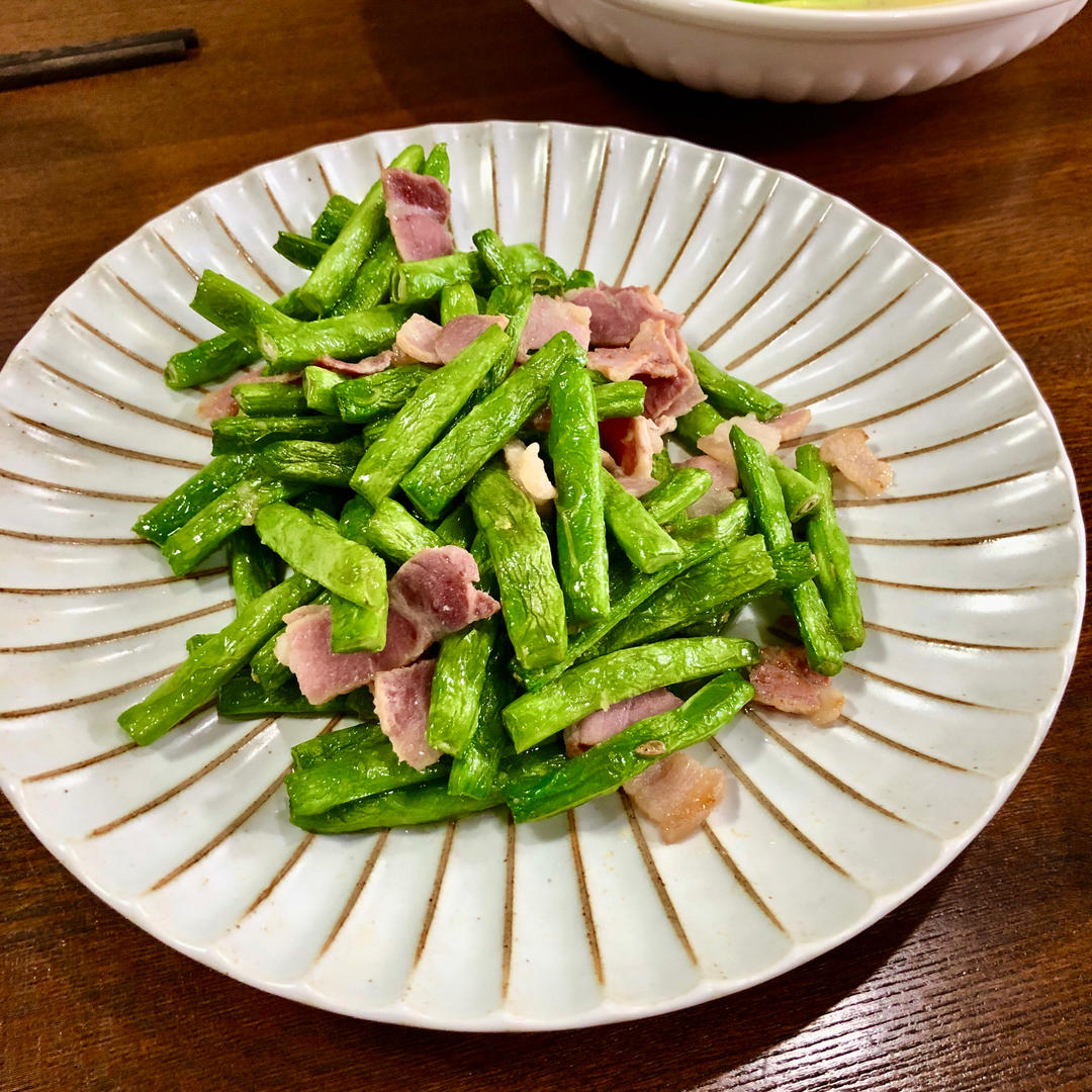 家常四季豆炒肉