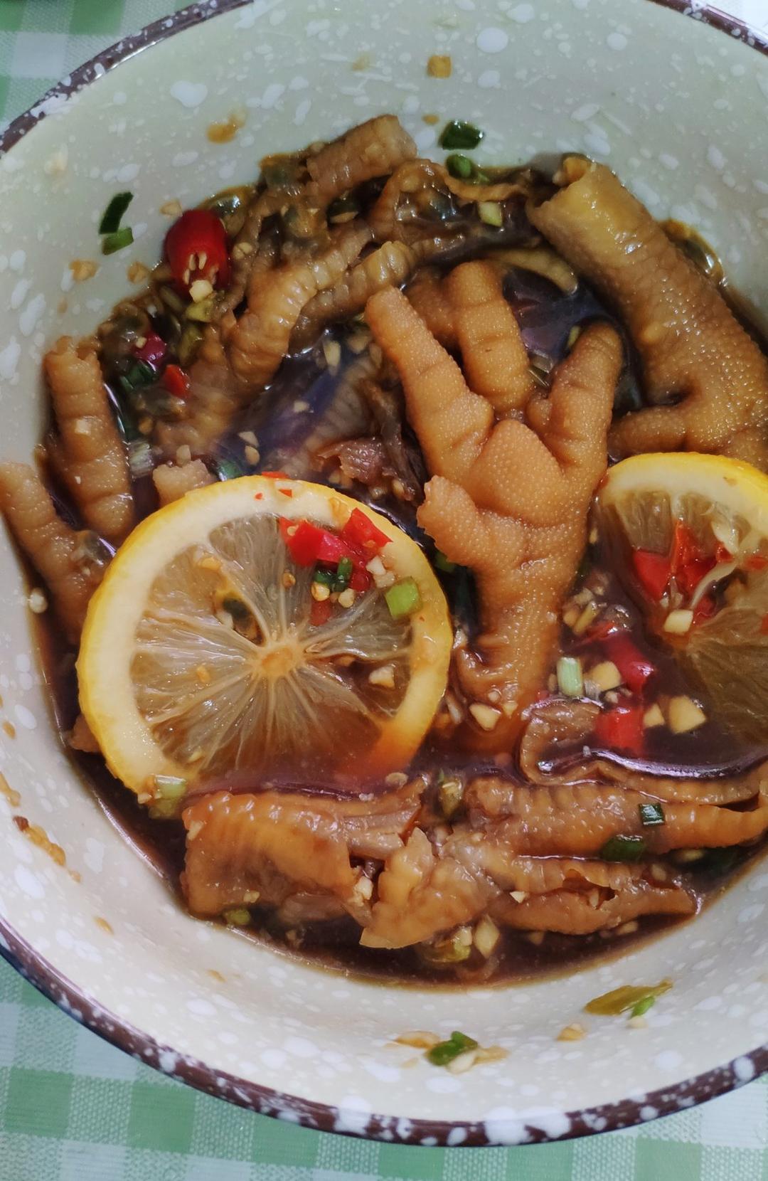 柠檬百香果鸡爪