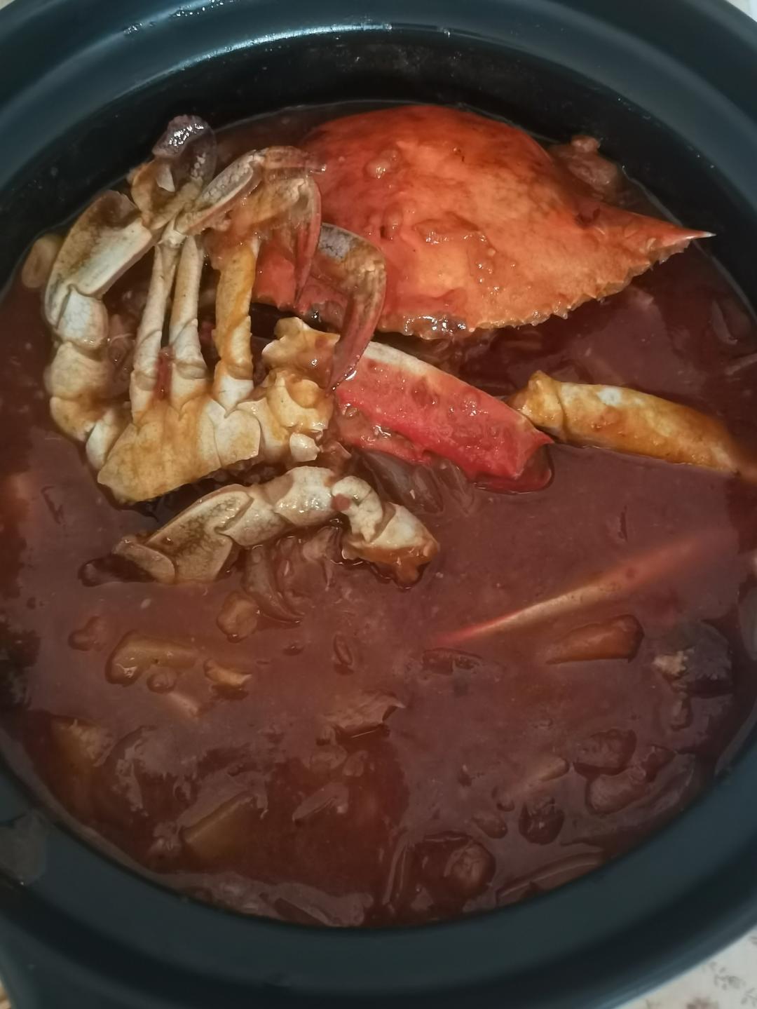 胖哥俩肉蟹煲