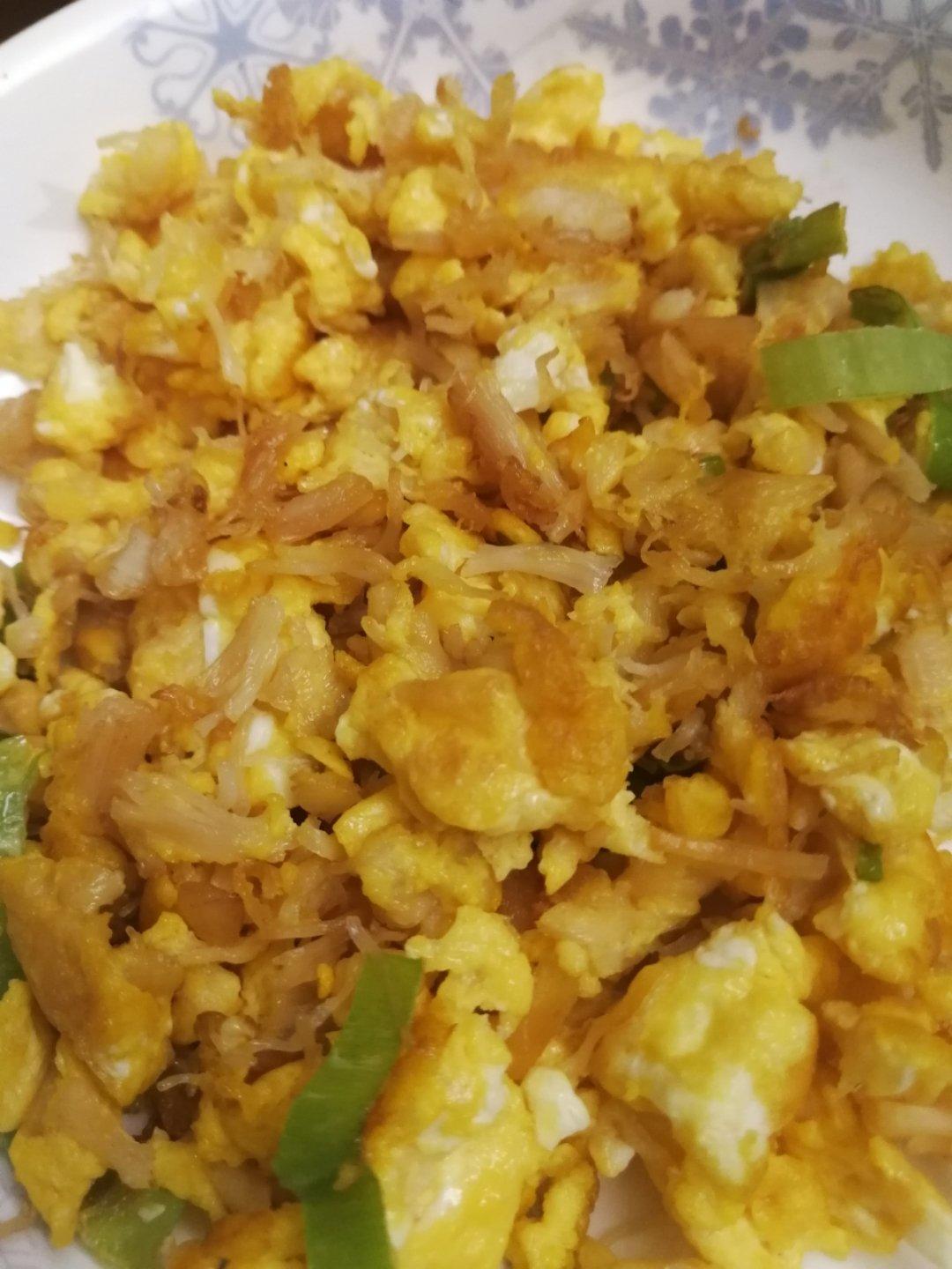 干贝马蹄炒蛋
