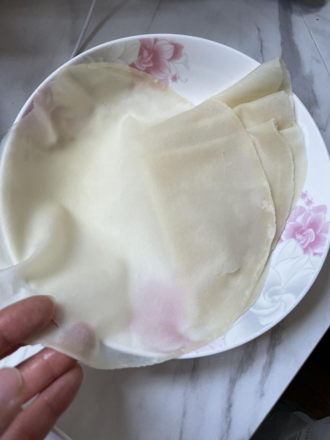 春饼   轻松一次做出十几张的春饼皮