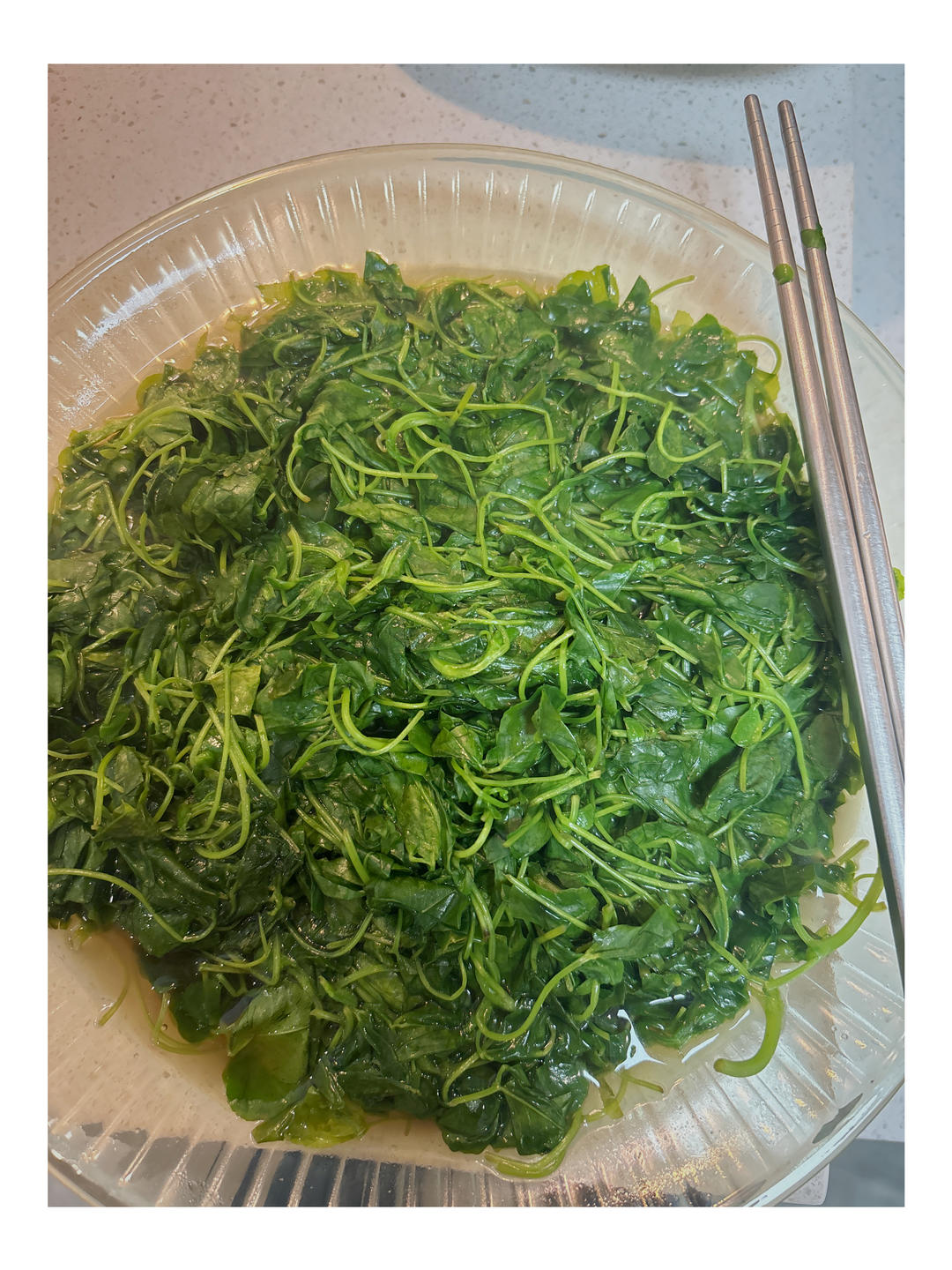 16秒搞定一盘酒香草头