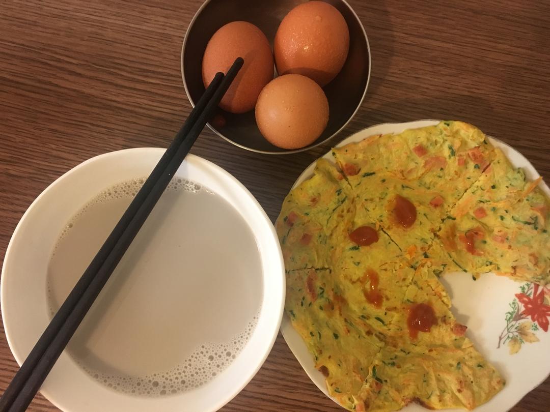 全麦鸡蛋蔬菜饼的做法 步骤7