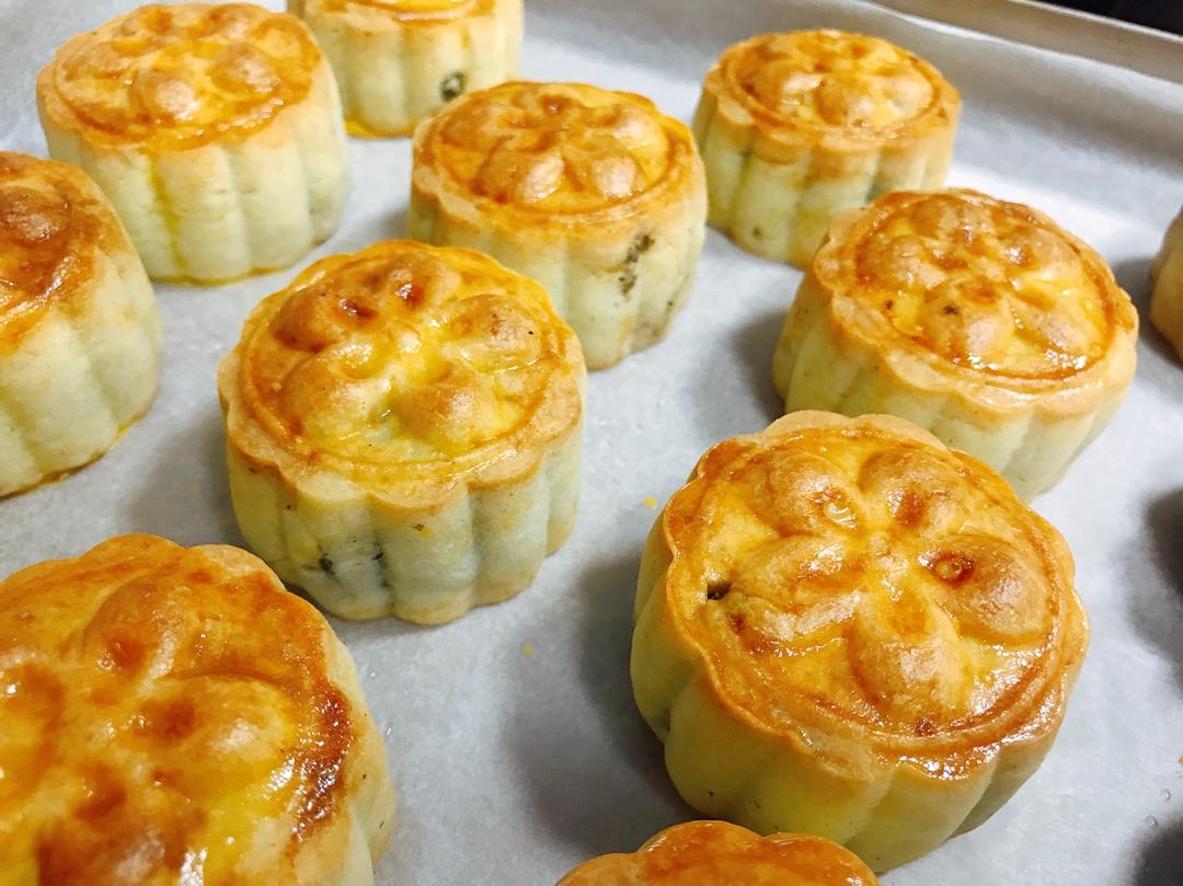 五仁月饼～不用转化糖浆的版本
