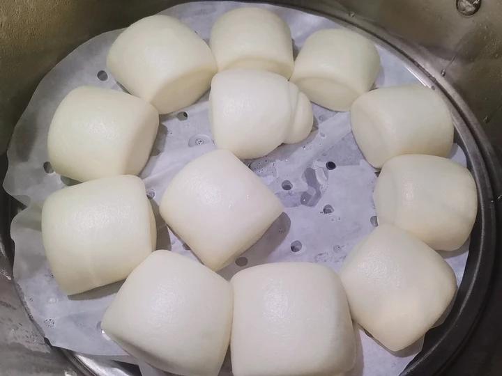 省时省力一个小时就能吃上的柔软拉丝奶香小馒头（一次发酵，常温下密封放3天都是软的）