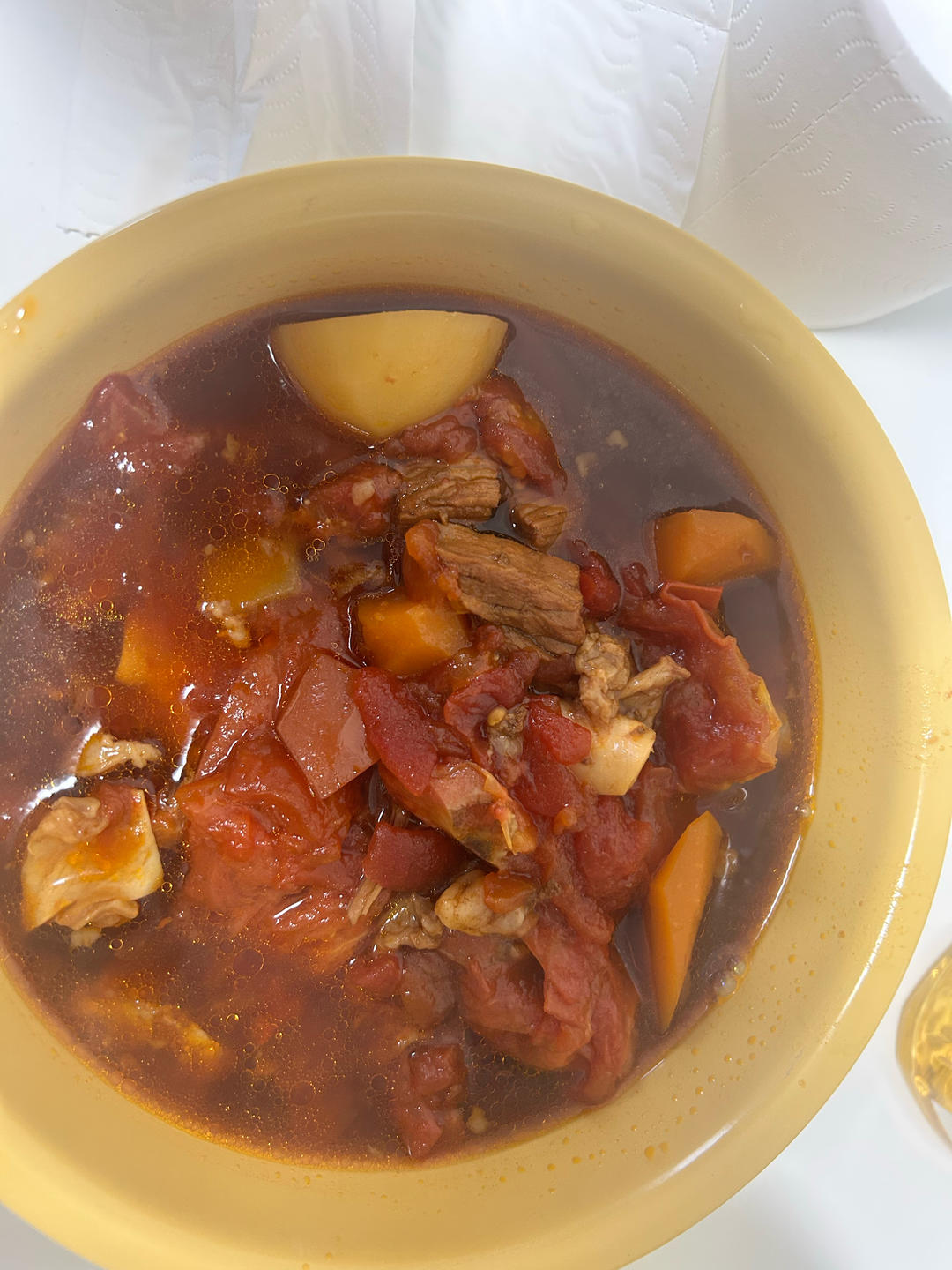 家庭低脂番茄炖牛腩