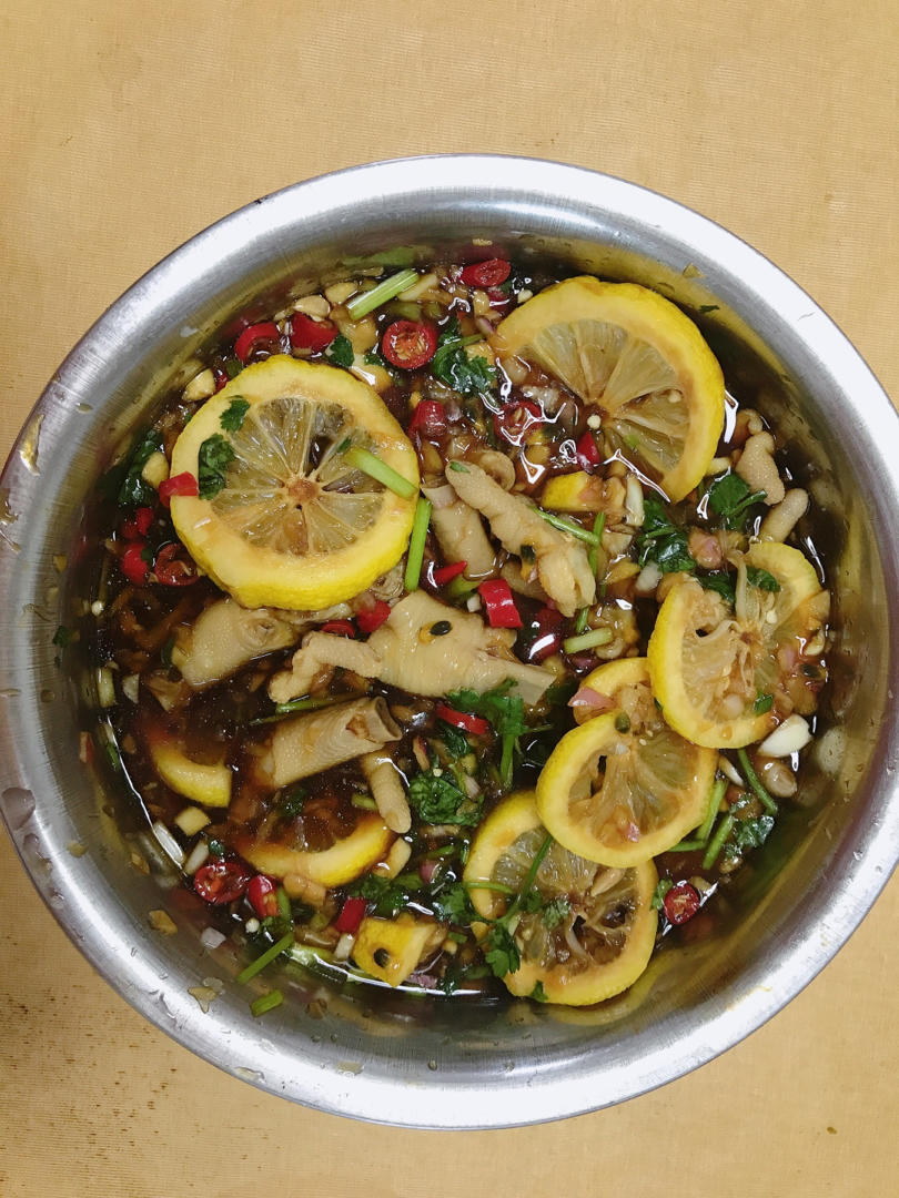 🍋柠檬百香果🌶️酸辣网红鸡爪
