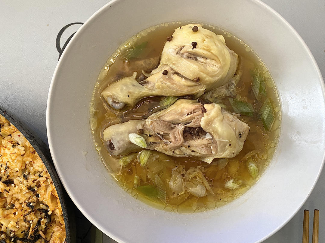 ㊙️不加一滴水不滴油，超好吃的椒盐蒸鸡腿