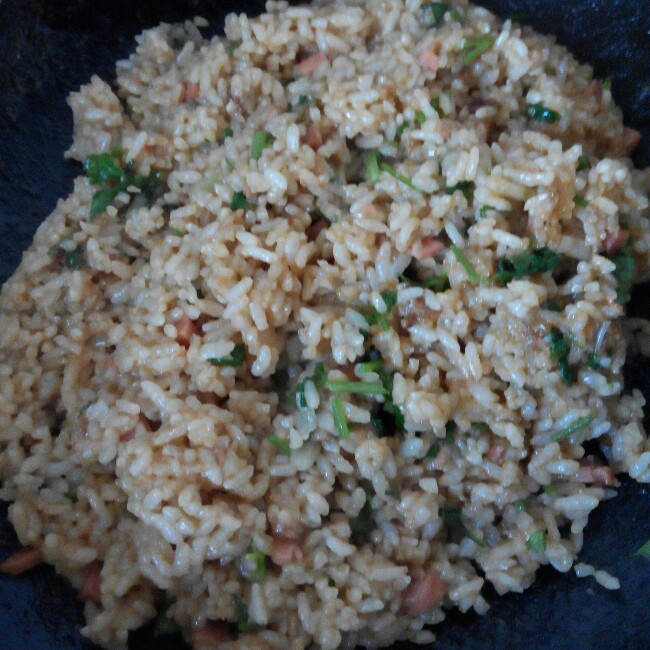 傻瓜版酱油炒饭