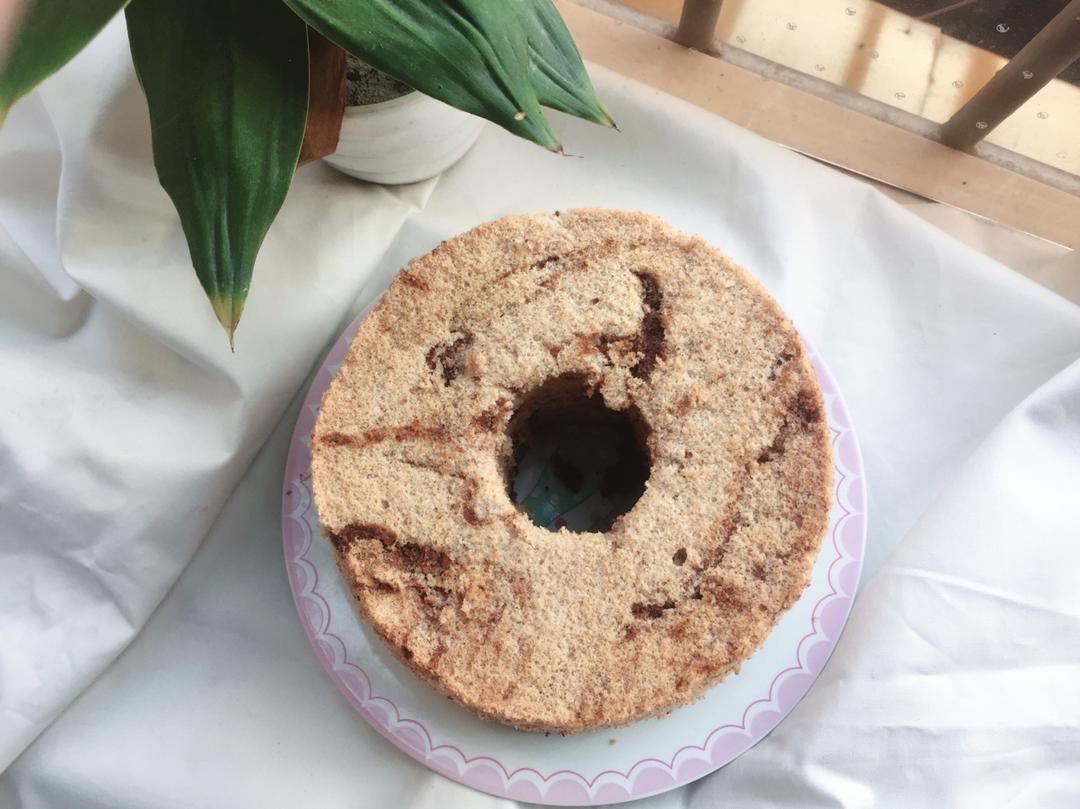 超q润黑糖肉桂戚风（17cm中空模）