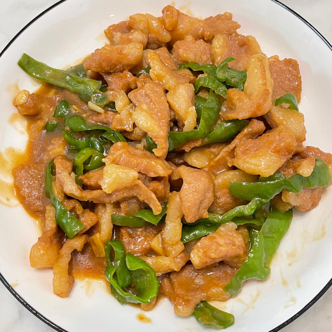 ㊙️超级下饭的青椒炒肉丝❗️吃三碗饭都不够