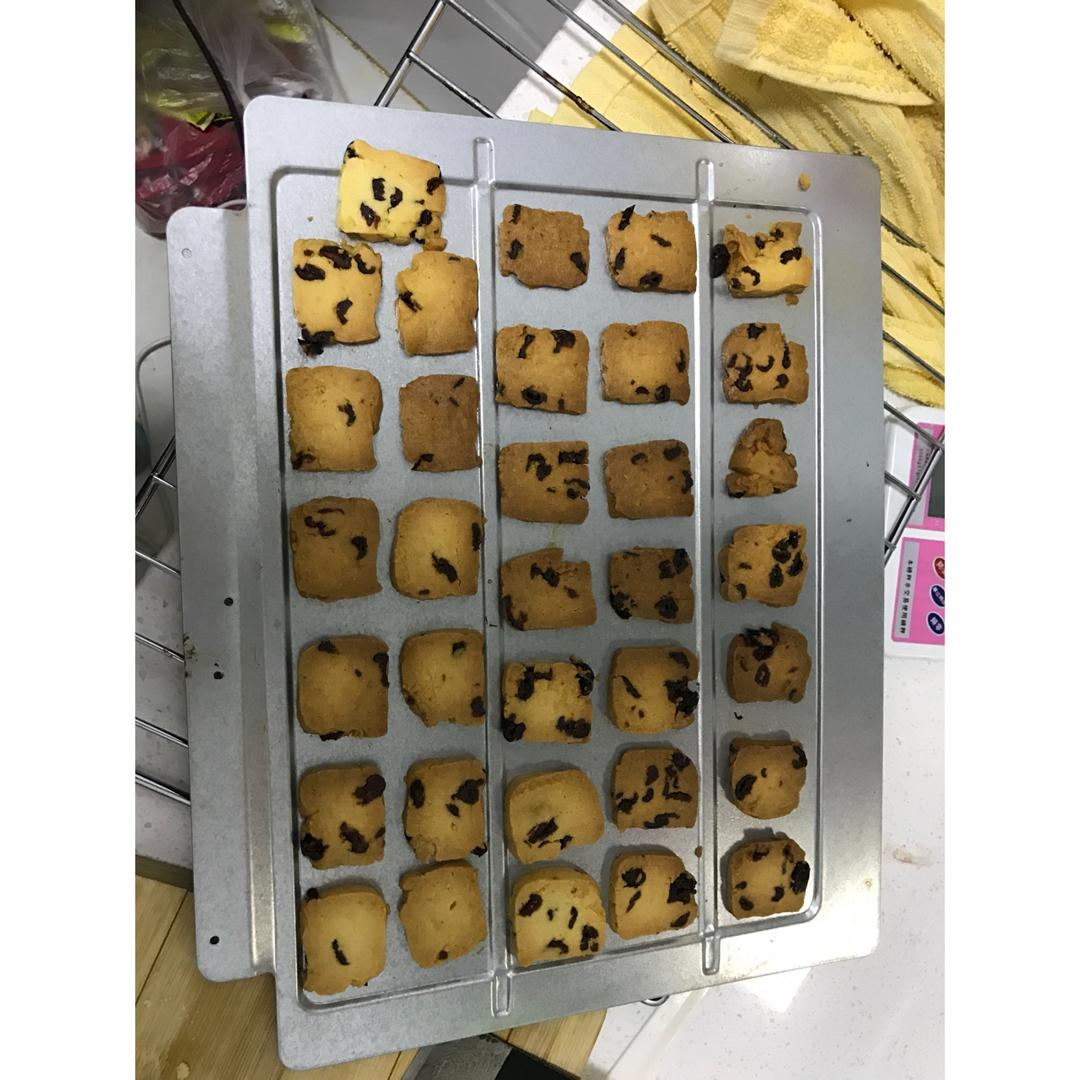 大份量的蔓越莓饼干