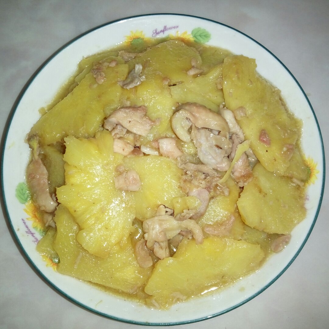 菠萝鸡丁