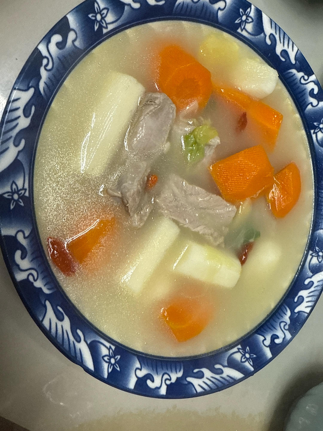 山药玉米排骨汤(超简单)