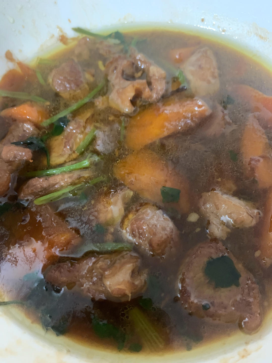 红烧羊腿肉