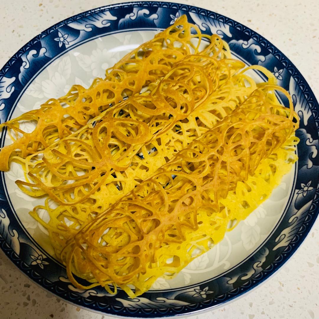 高颜值鸡蛋蕾丝网饼