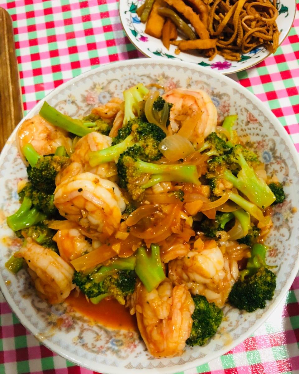 黄晓明茄汁大虾－中餐厅