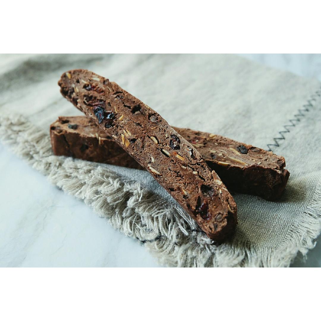 天然酵种可可意式脆饼