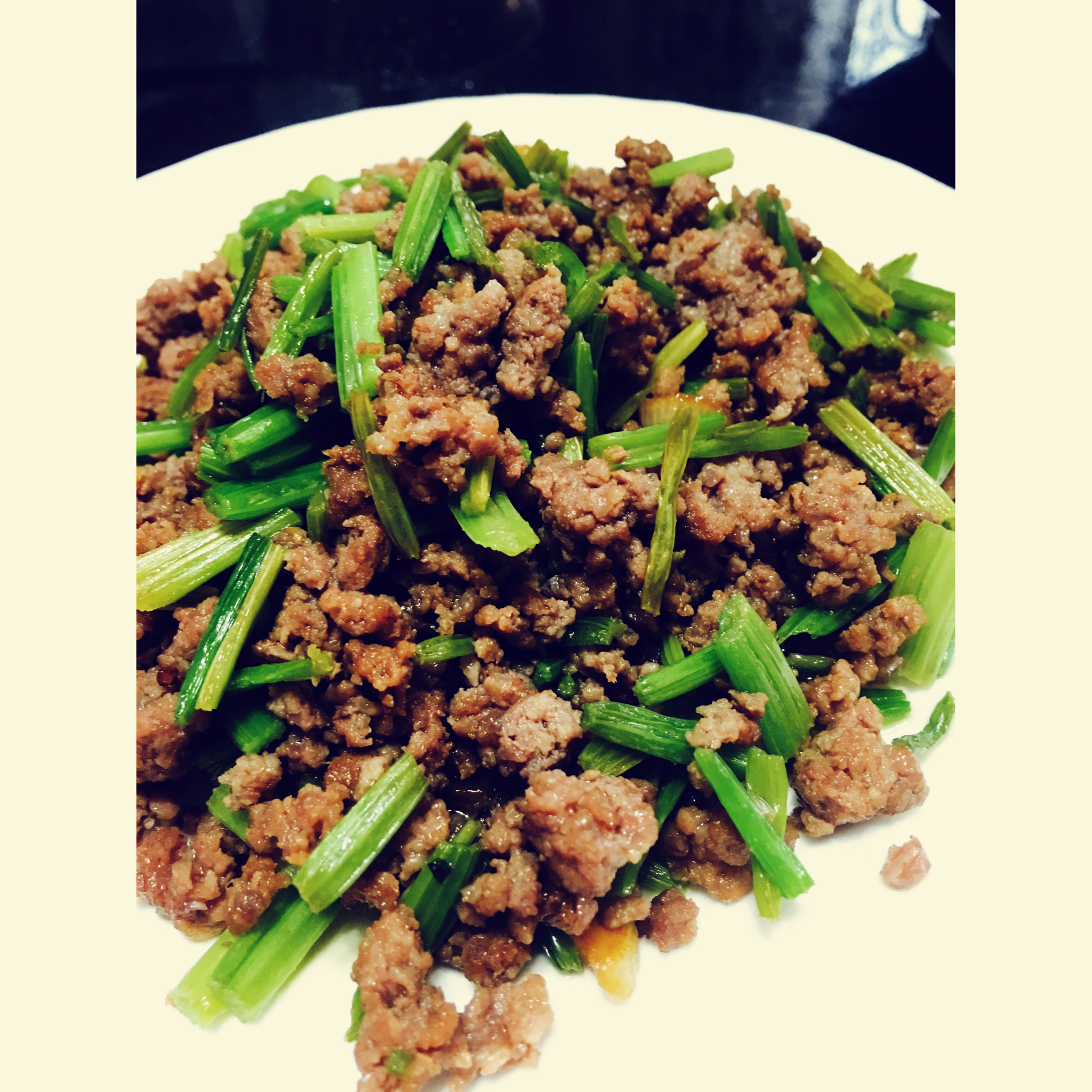 芹菜牛肉末「下饭神器」