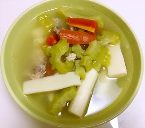 山药胡萝卜苦瓜排骨汤的做法 步骤7