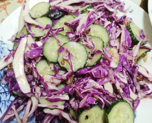 素食主义—紫甘蓝沙拉