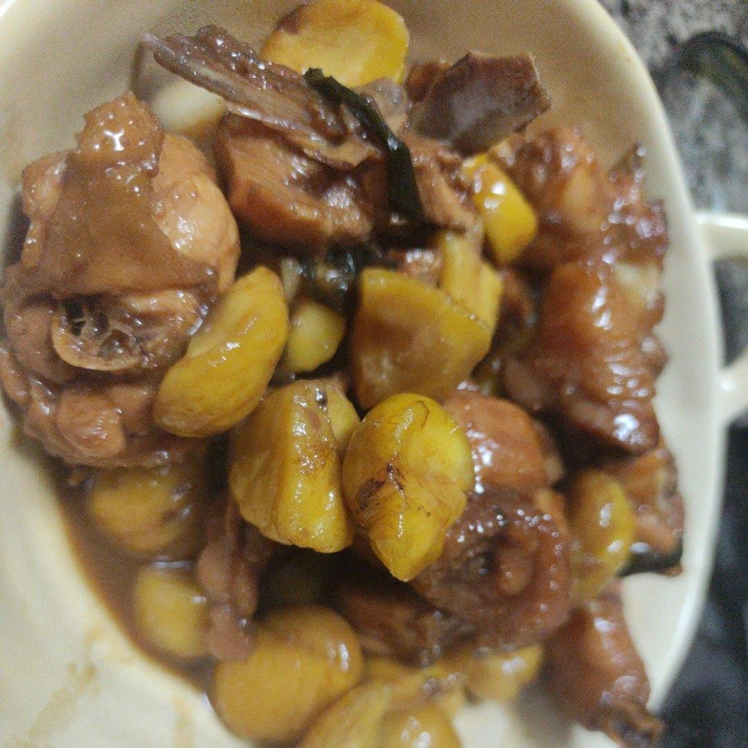 板栗烧鸡腿