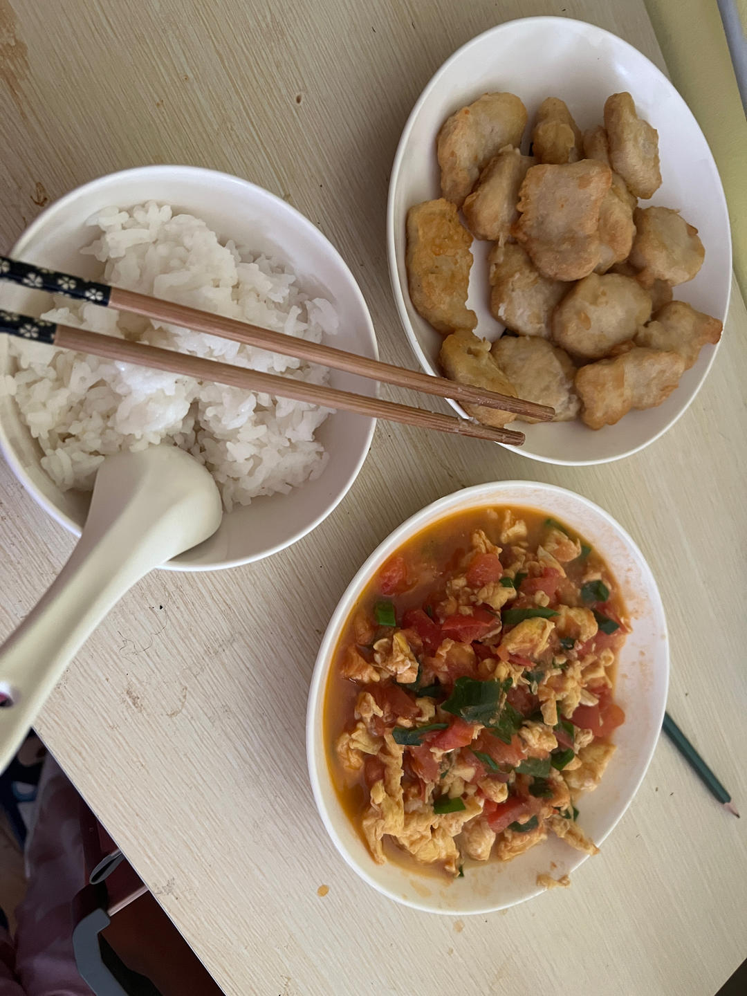 番茄炒鸡蛋（超浓的番茄味）