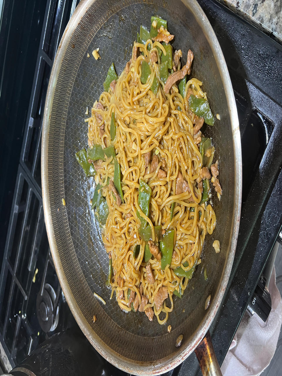 地道老北京扁豆焖面 豆角焖面 太好吃小心吃撑哦