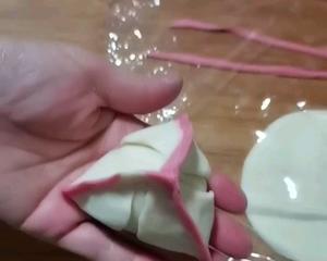 黑芝麻糖三角花包的做法 步骤10