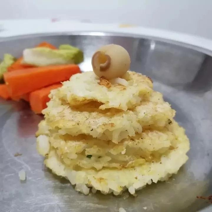 煎蛋米饼
