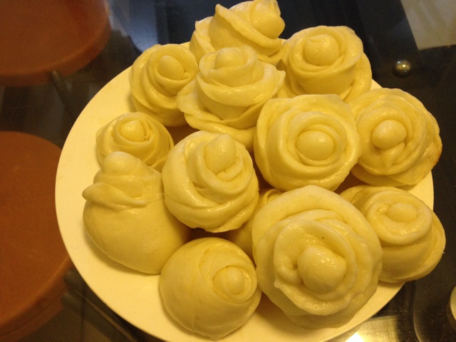 玫瑰花馒头