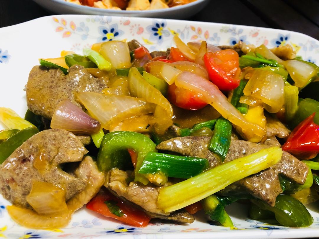 嫩炒猪肝
