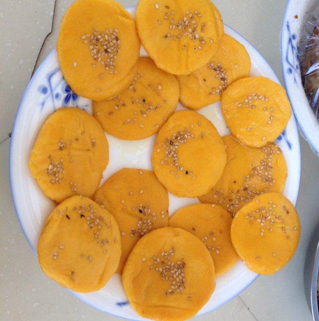 芝麻南瓜饼