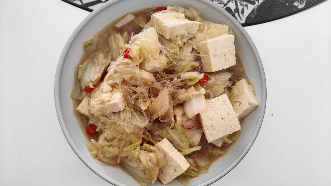 冬季最爱的家常菜！大白菜炖大豆腐或干豆腐