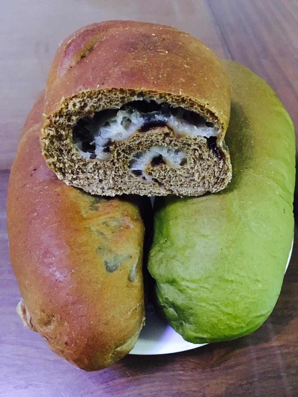 麻薯夹心可可（抹茶）软欧