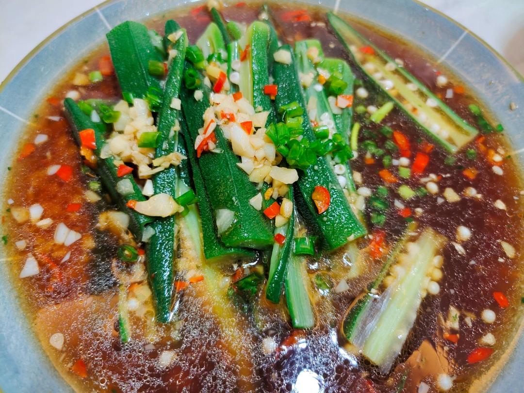 蒜蓉秋葵——万能汁