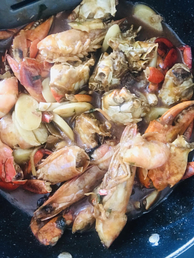 梭子蟹炒年糕