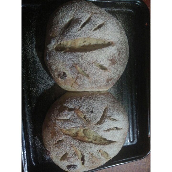 黑麦蔓越莓软欧包
