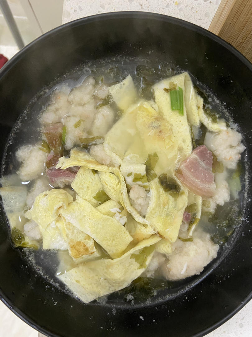 紫菜虾滑汤