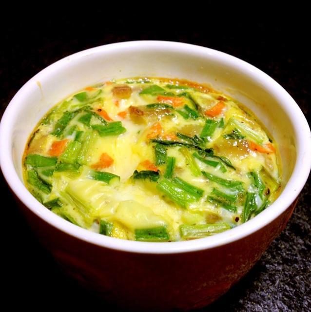 【蔬菜鸡蛋羹(烤箱版)的做法步骤图】美杜沙_下厨房