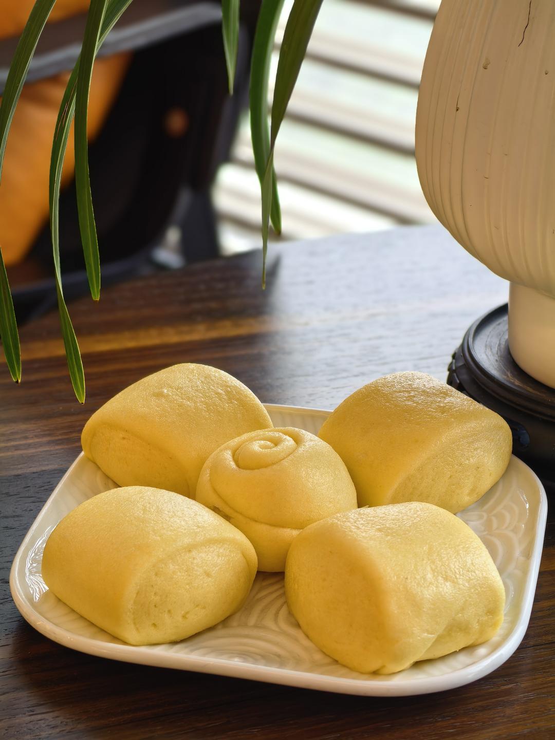 奶香玉米面馒头（一次发酵）