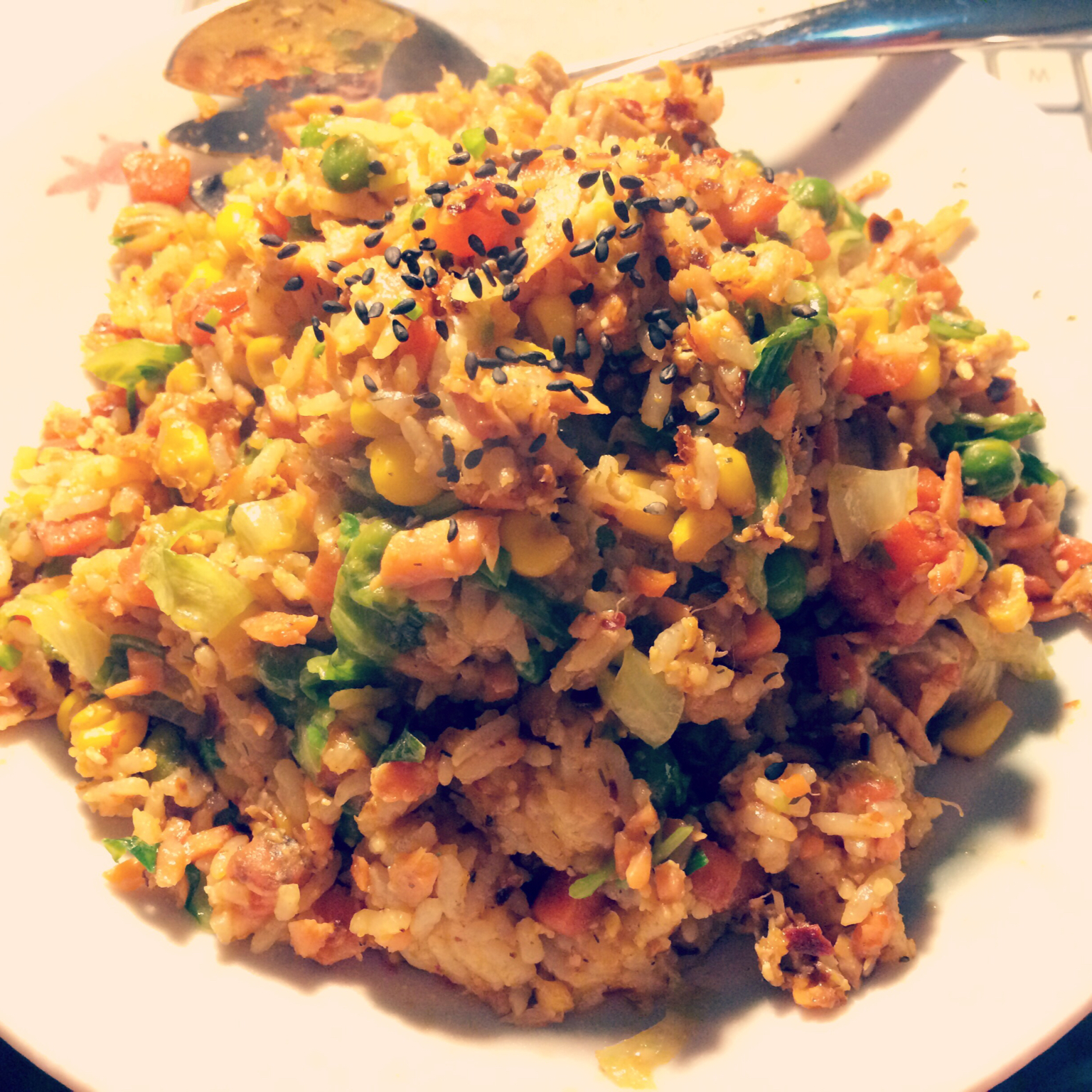 三文鱼炒饭