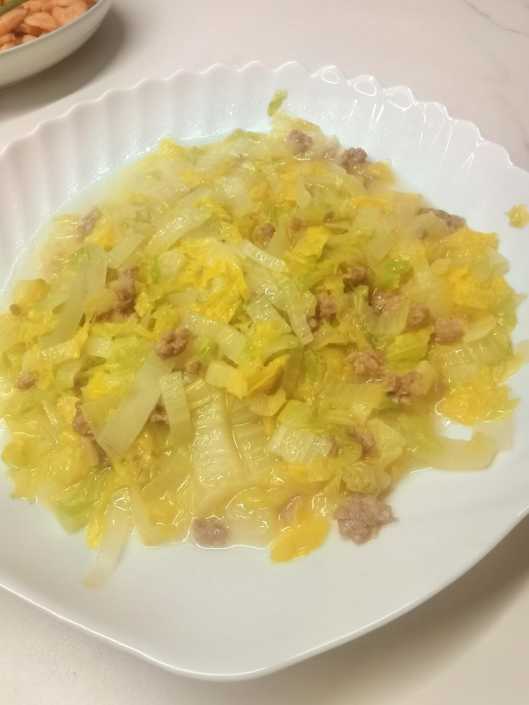 肉沫娃娃菜