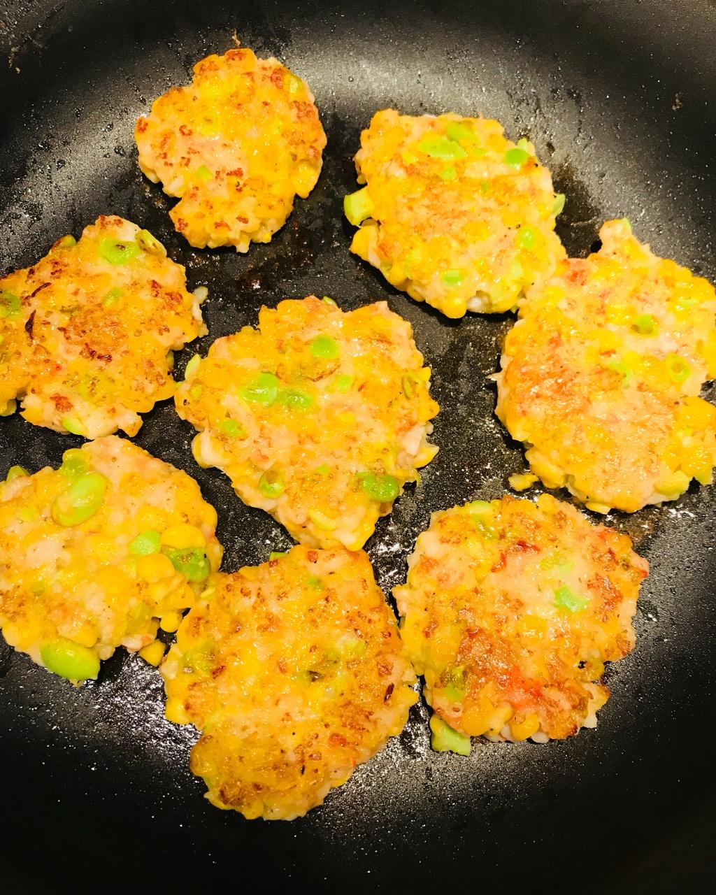 香煎虾饼